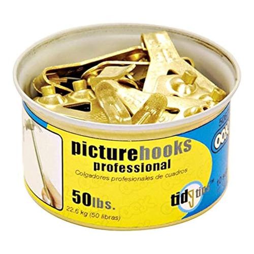 Ook Hook Tin 10 Pieces Set, Gold