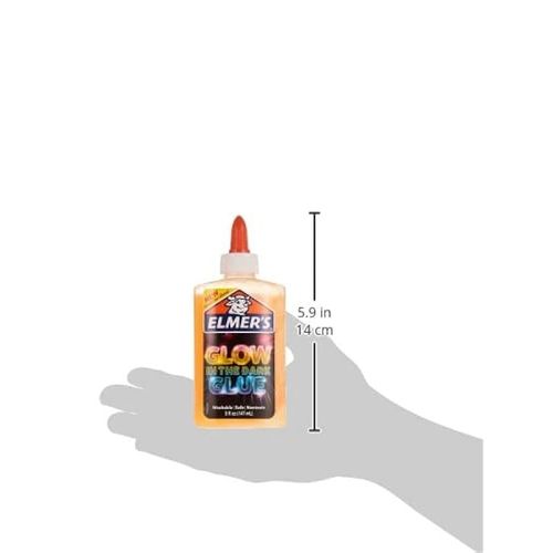 Elmer's Glow In The Dark Liquid Glue 147 Ml, Orange