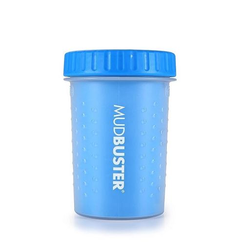 Dexas Mudbuster Portable Dog Paw Washer/Paw Cleaner, Medium, Pro Blue
