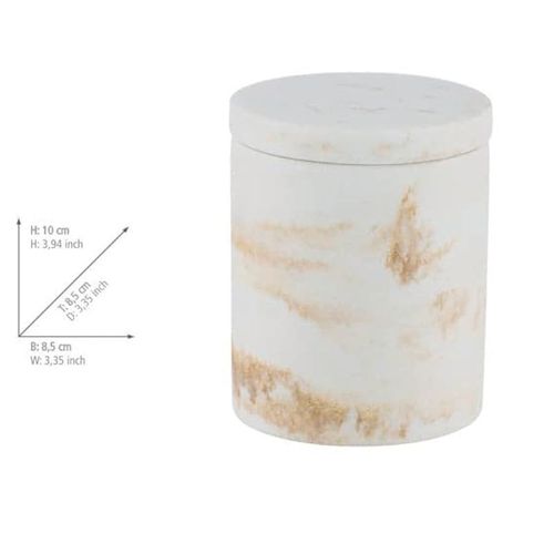 Wenko Universal Tin Odos Storage Box, Polyresin - White