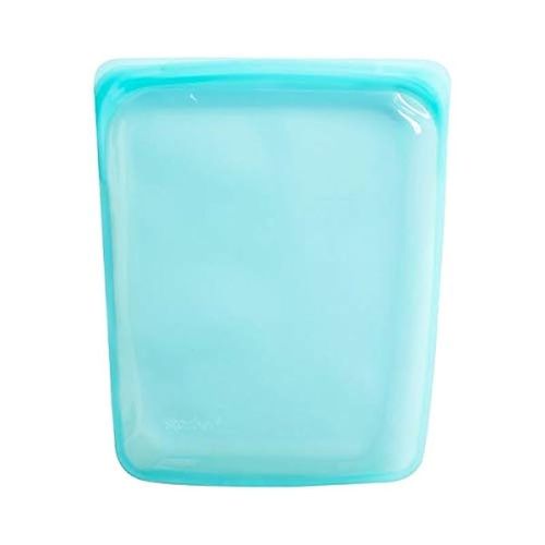 Stasher Reusable Silicone Storage Bag, Aqua
