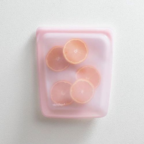 Stasher 1.9L Reusable Silicone Storage Bag Rainbow Pink, Large