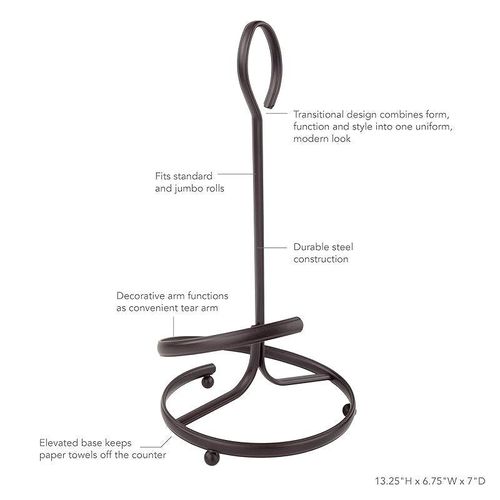Spectrum Diversified Ashley Paper Towel Holder