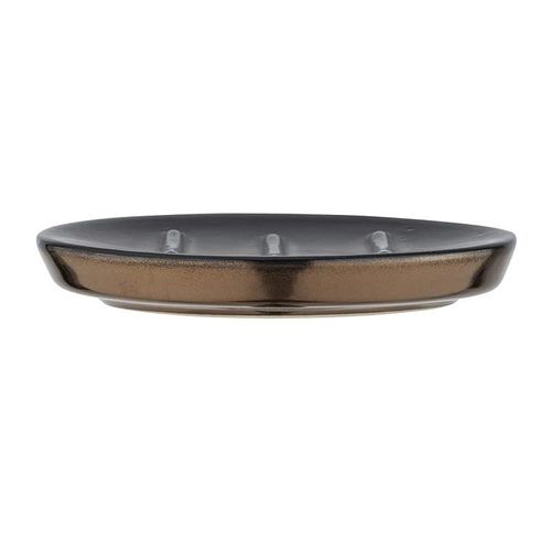 Wenko Ceramic Brandol Dish For Storing Hand Soap - Black