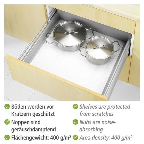Wenko Anti-Slip Mat, 150 Cm Length X 50 Cm Width, White