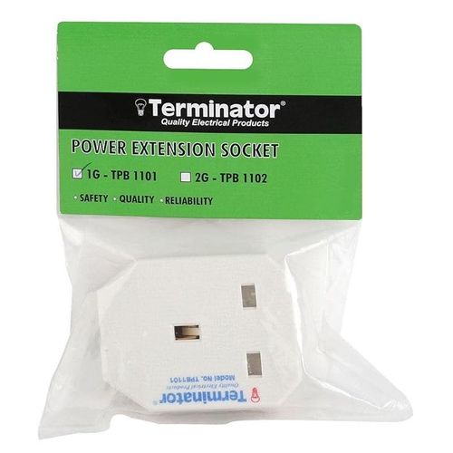 Terminator Tpb 1101 One Way Uk Power Extension Socket Without Cable