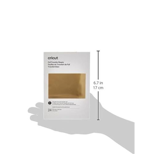 Cricut Transfer Foil Sheets 10 X 15 Cm 24 Sheets Gold