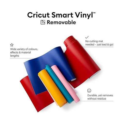 Cricut Smart Vinyl Removable 33 X 91 Cm 1 Sheet Blue