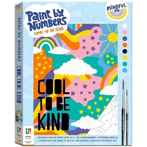 Hinkler Mindful Me Paint By Numbers Cool To Be Kind