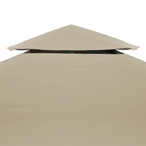 Gazebo Cover Canopy Replacement 310 g / m² Beige 3 x 4 m
