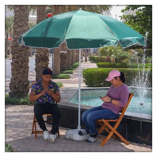 Round Umbrella UV Protection Waterproof Sunshade Beach Umbrella Without Stand