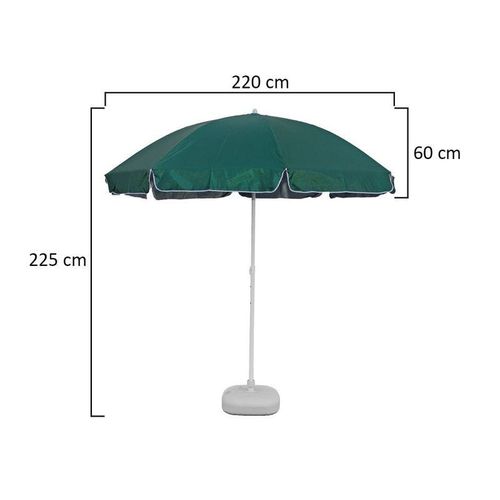 Round Umbrella UV Protection Waterproof Sunshade Beach Umbrella Without Stand