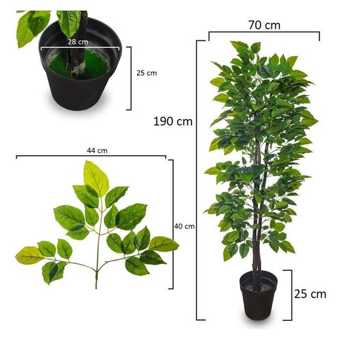 Artificial Goodluck tropical Plant 1.9 Meter High