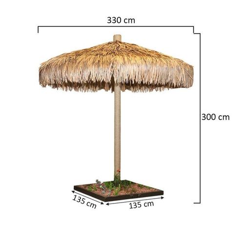 Tiki Umbrella 2.8 Meter High