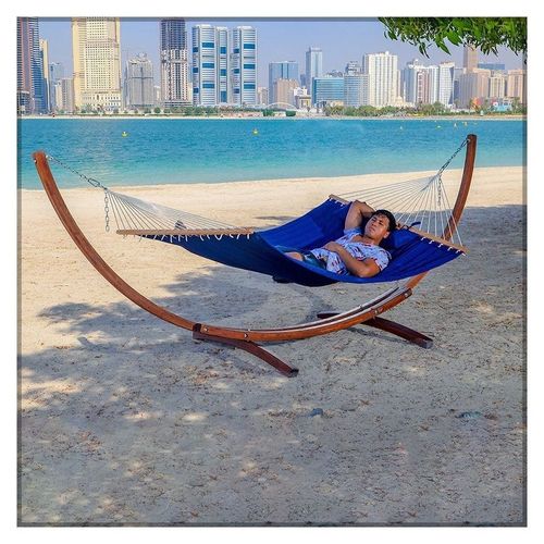 Hammock with Wooden Stand