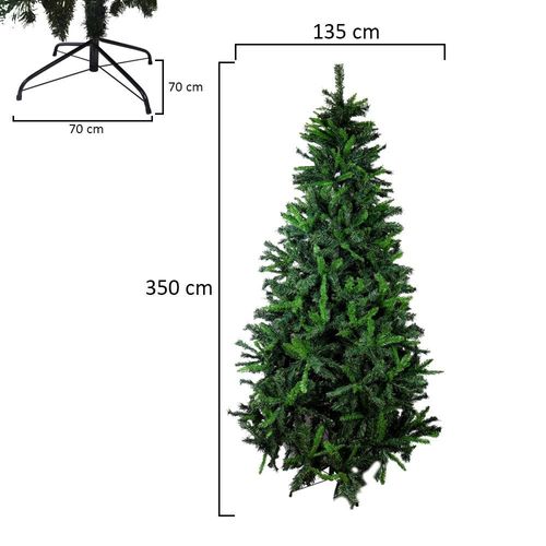 Artificial Christmas Tree With Stand Xmas Tree - Green 11.5ft