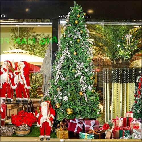 Artificial Christmas Tree With Stand Xmas Tree - Green 11.5ft