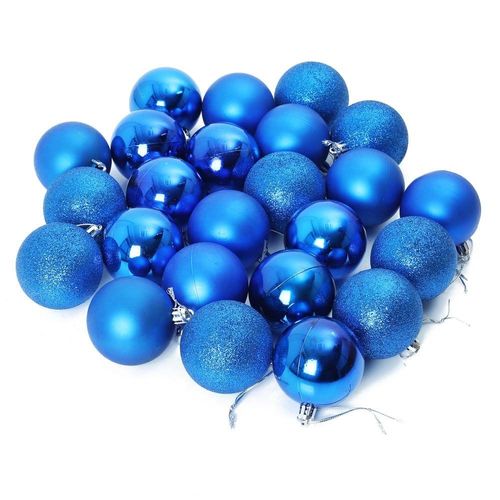 Yatai Christmas Ball Ornaments For Xmas With Hanging Loop - Blue