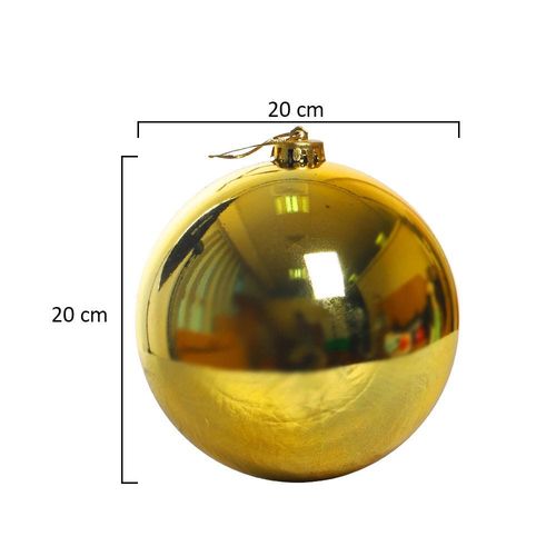 Yatai Christmas Ball Ornaments For Xmas With Hanging Loop - Gold