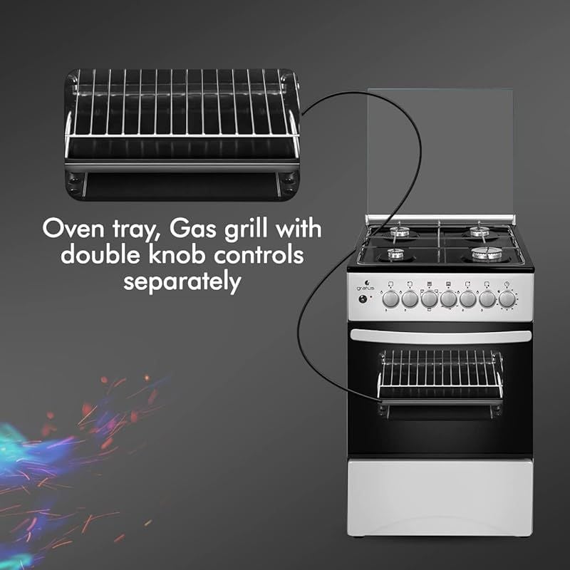 Gas cooker 2024 with top grill