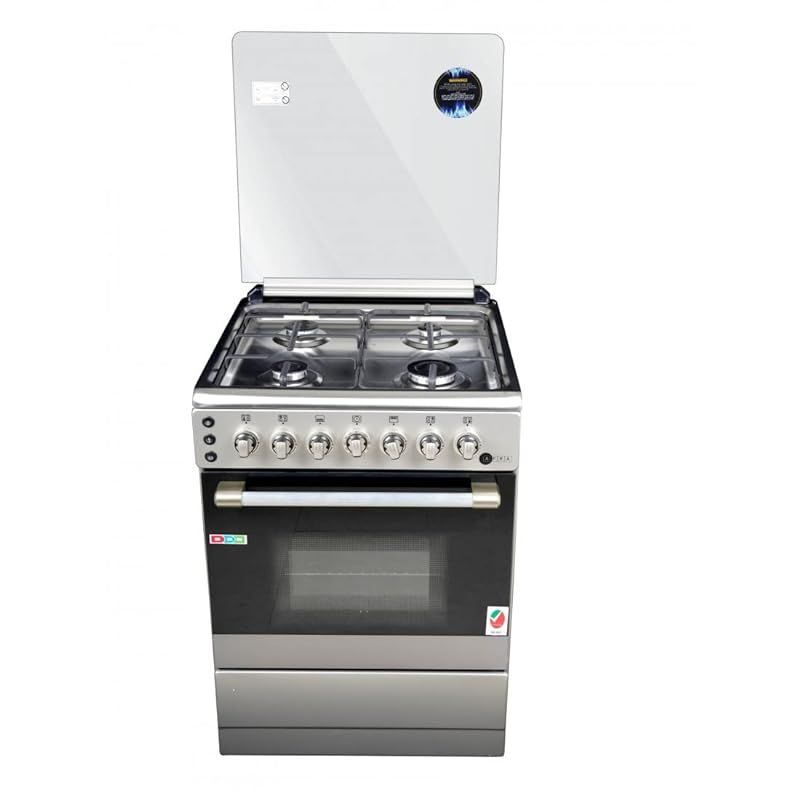 Buy AFRA Japan 60X60cm Free Standing Gas Oven, Stainless Steel, 4 