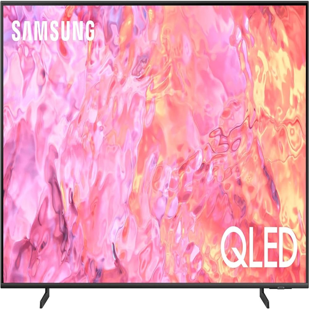 Samsung 65 Inch Q60A QLED 4K Smart TV, Silver - Model- QA65Q60AAUXZN - 1 Year Warranty