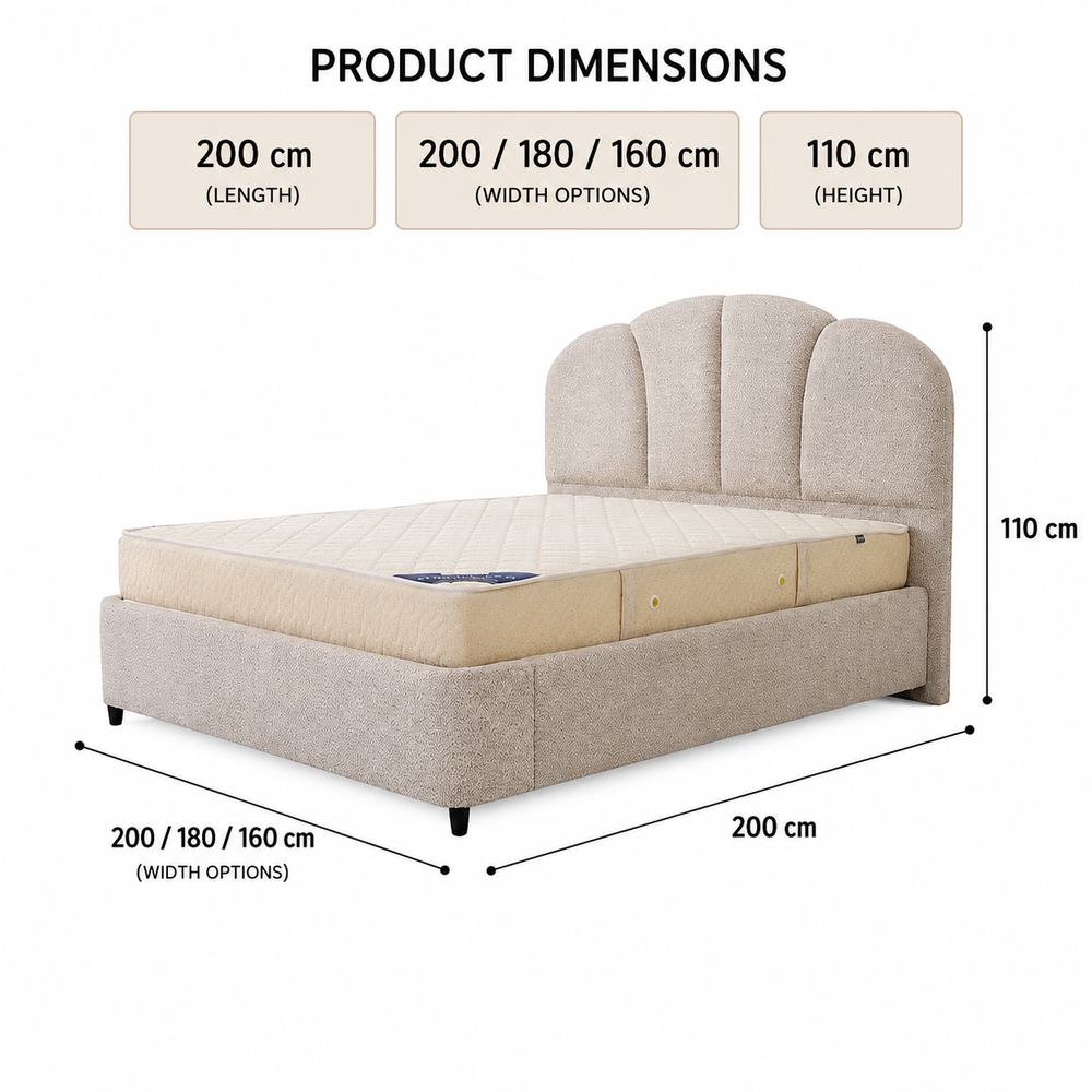 The Jesse Super King Bed