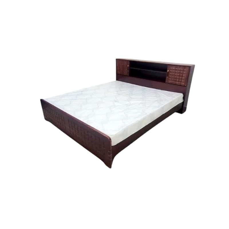 Double cot bed with shop mattress