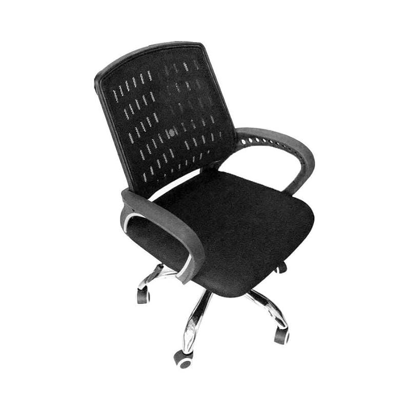 Buy Office Chair With Stainless Steel Wheel Black 40X50X40Cm Online   Image 1698358981263 