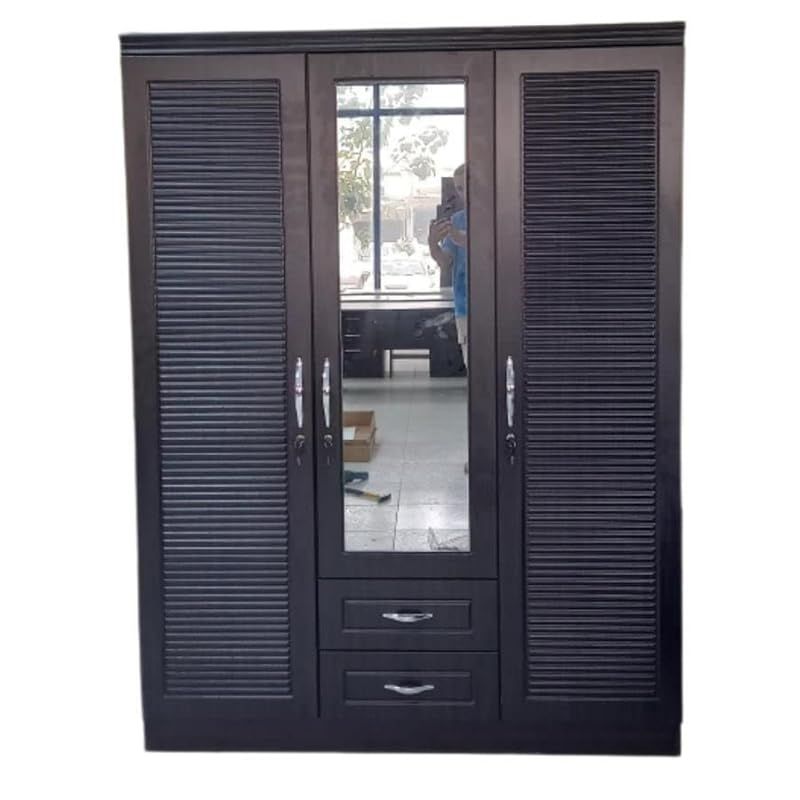 3 door online wardrobe with mirror