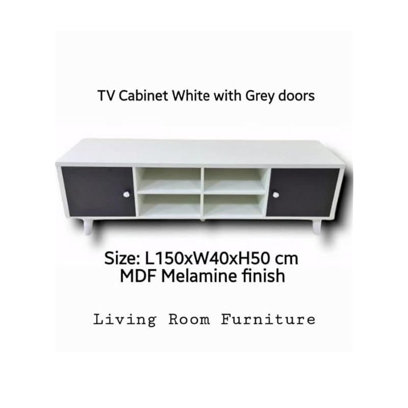 Small white 2024 tv cabinet