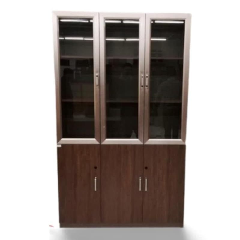 Modern glass store door cabinet