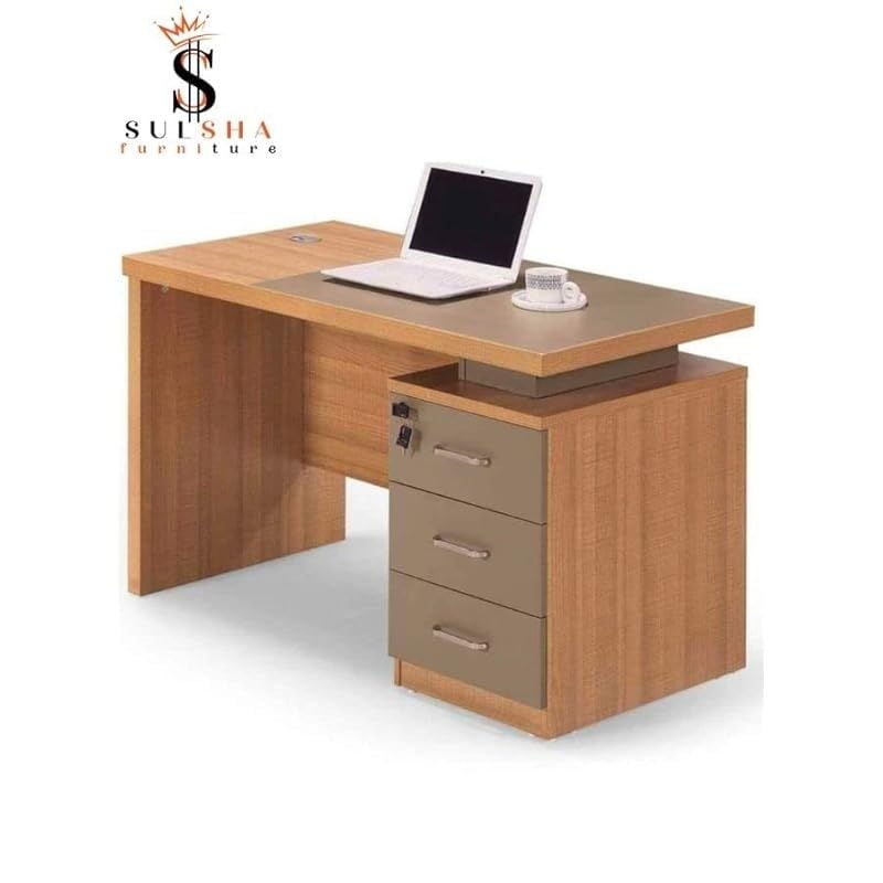 Wooden desk 2024 with drawer