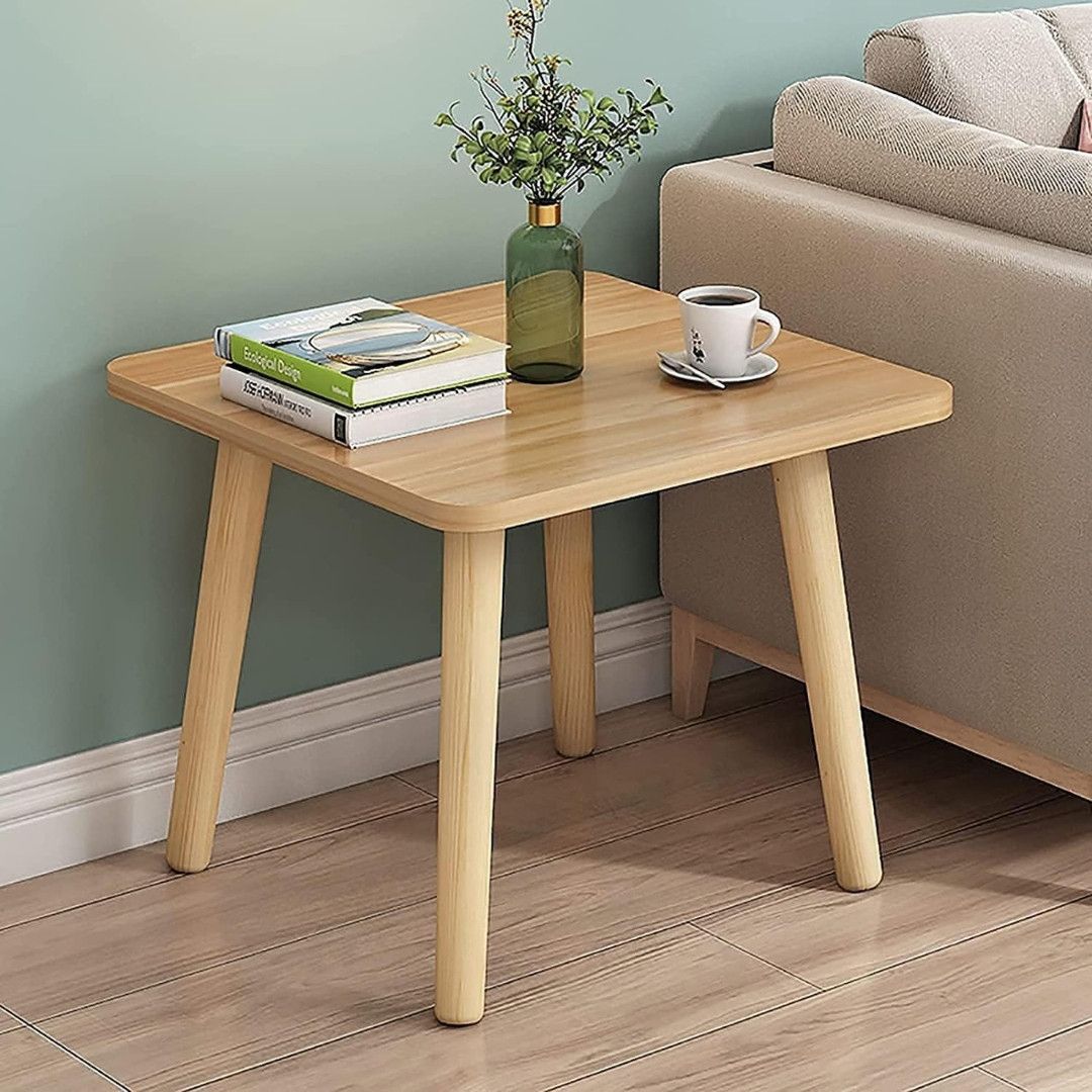 Buy Coffee Table, Square Low Table, Nordic Simple Solid Wood Table Leg ...