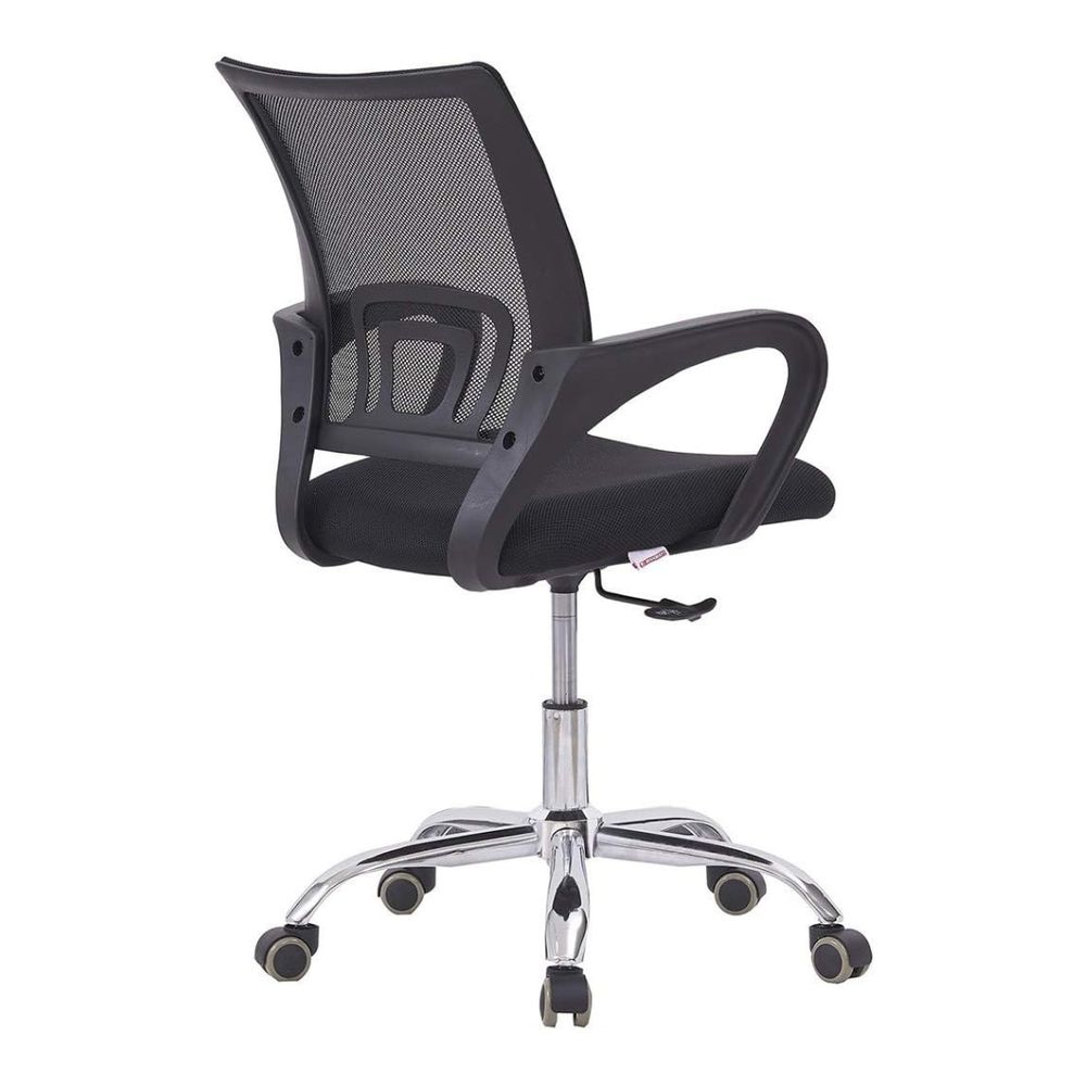 Premium Office Chair Ergonomic Designed Desk Chair Mid Back Adjustable Wide Seat Mesh Chair Black Sul1435