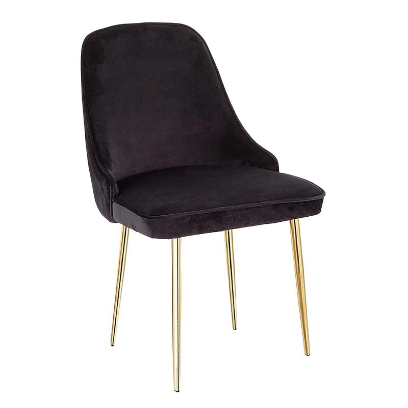 Charcoal velvet outlet dining chair