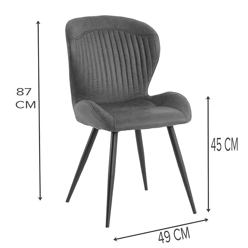 Microfiber deals dining chairs