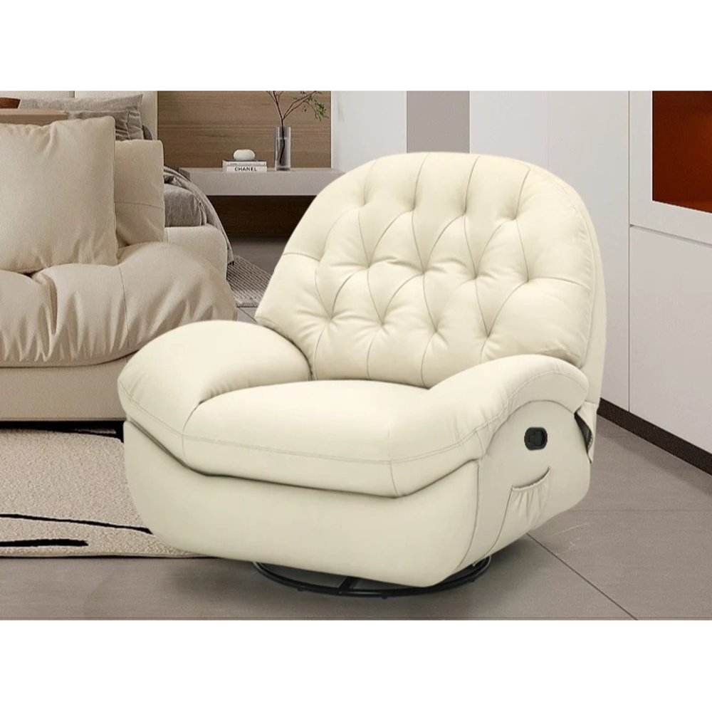 Buy Swivel Recliner Multifunctional Rotatable Lazy Rocking Chair Modern Lazy Sofa