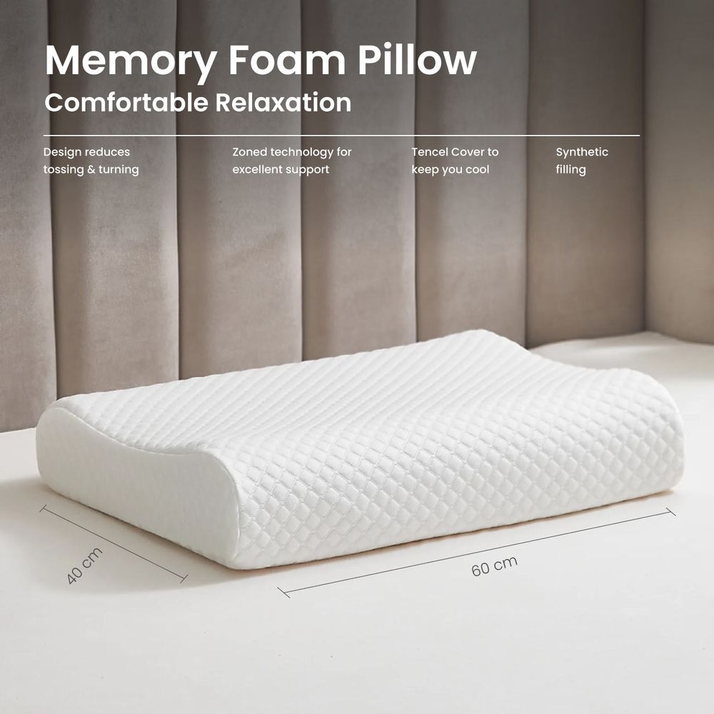 Home classics memory foam 2 in sale 1 pillow