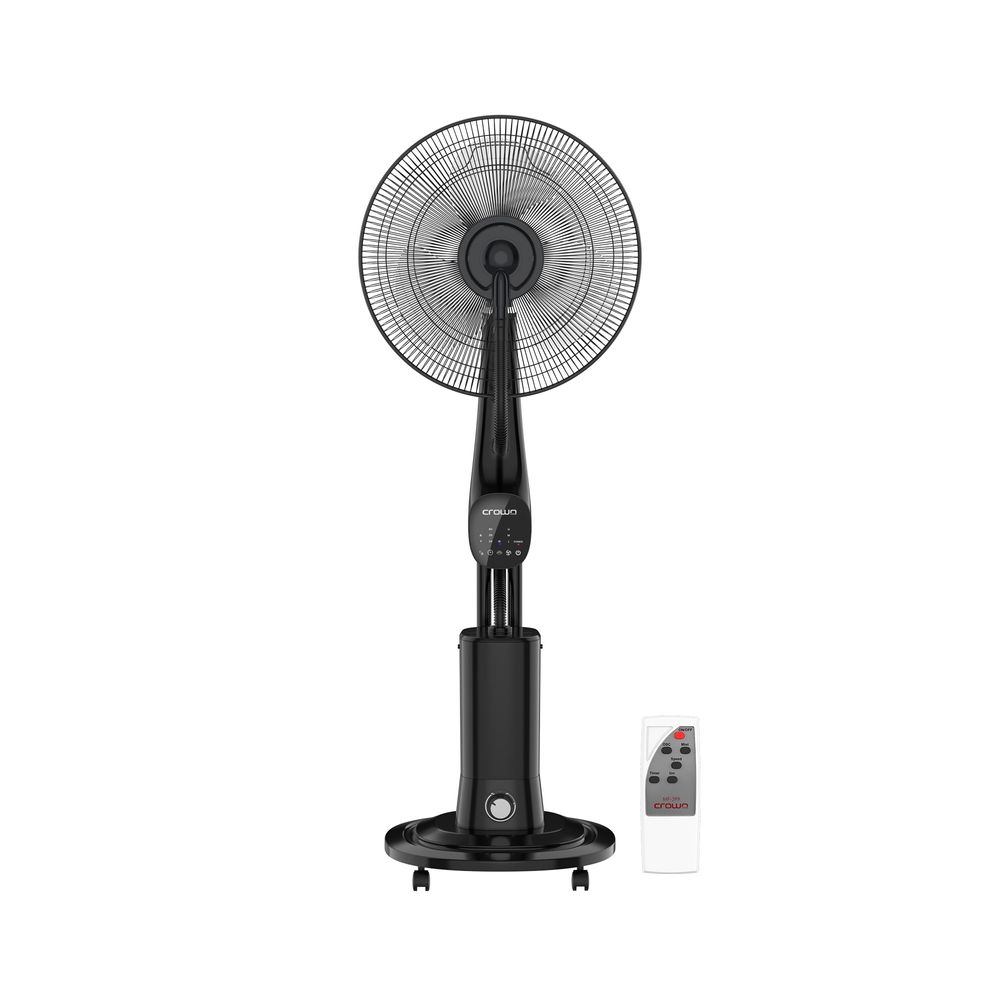 Crownline MF-399 16-Inch Misting Fan: Stay Cool with 3.3L Water Tank, 200ml/h Mist Capacity, and Remote Control