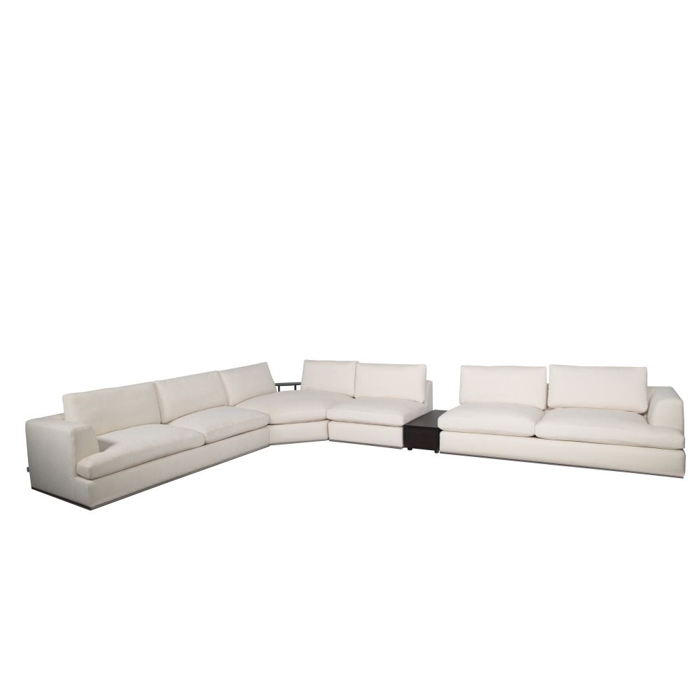 Paddington 7-Seater Modular Sectional Sofa Set - Ivory - With 2-Year Warranty