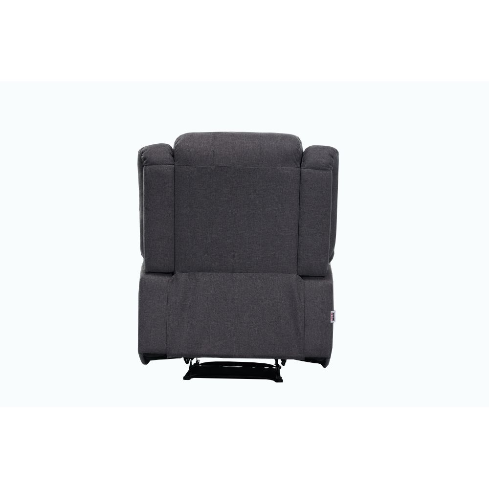 Homer 3+2+1 Seater Fabric Recliner - Dark Grey