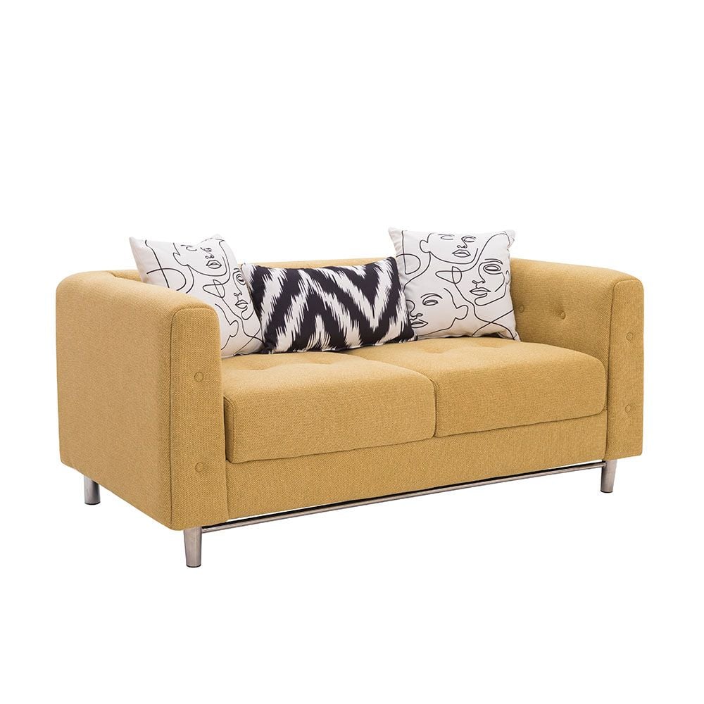 Yellow 3 deals seater sofa