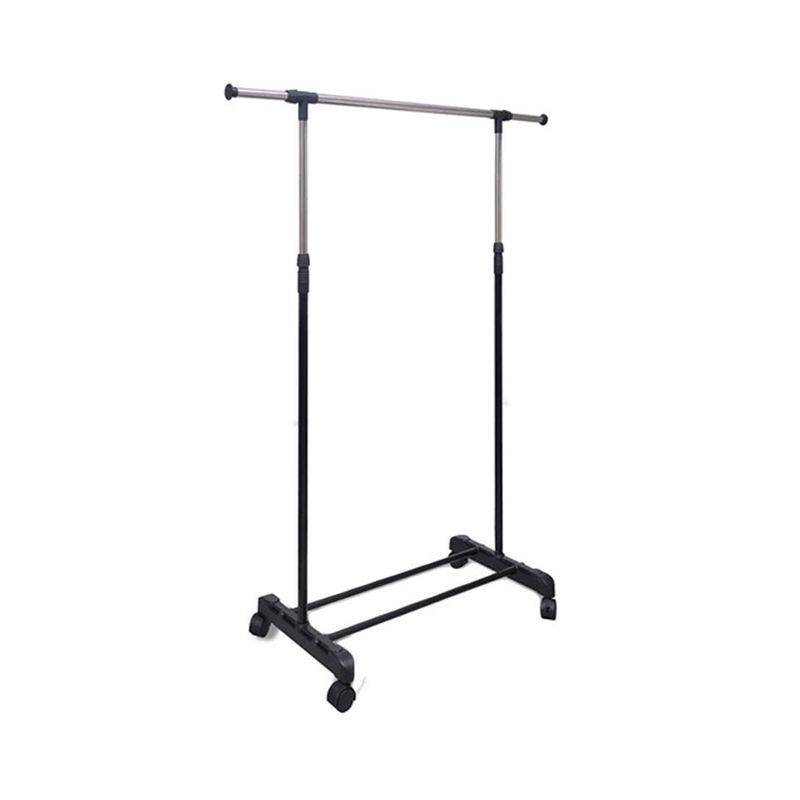 Single Garment Rack Grey/Black Medium