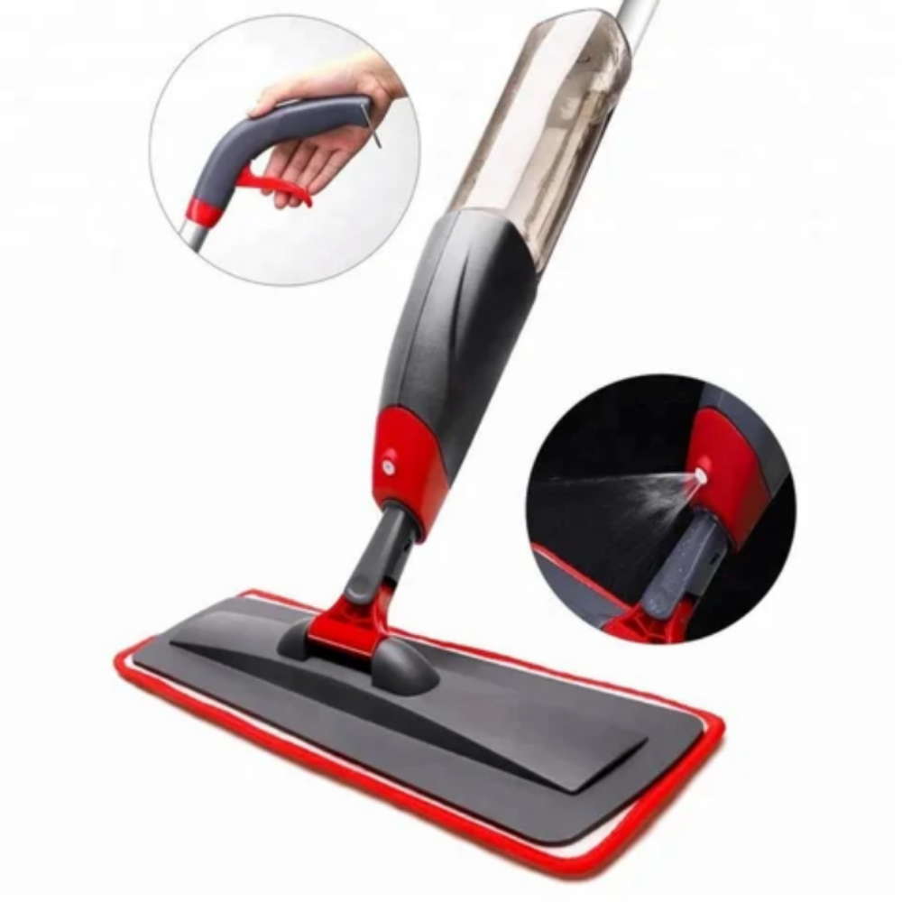 Magic Spray Mop Red/Silver