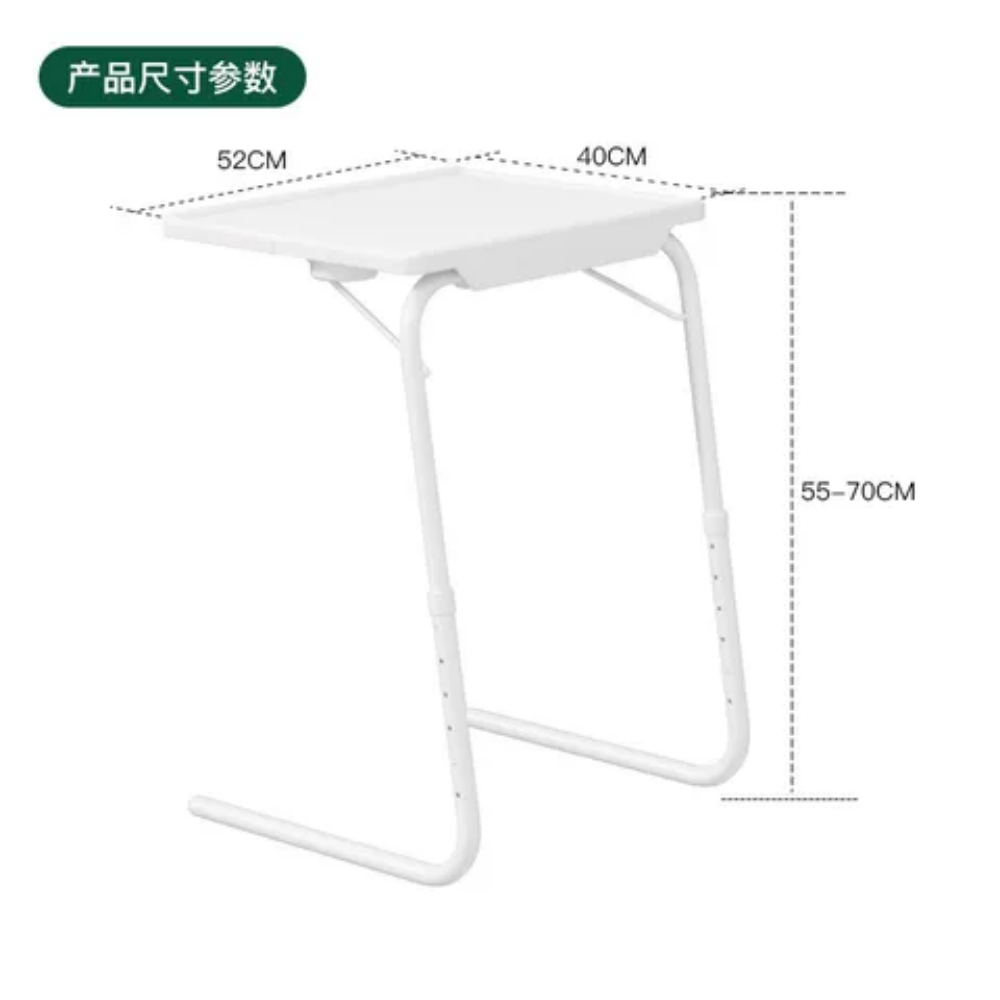 Table Mate Laptop Table Clear 52.4x39.6x5.6centimeter