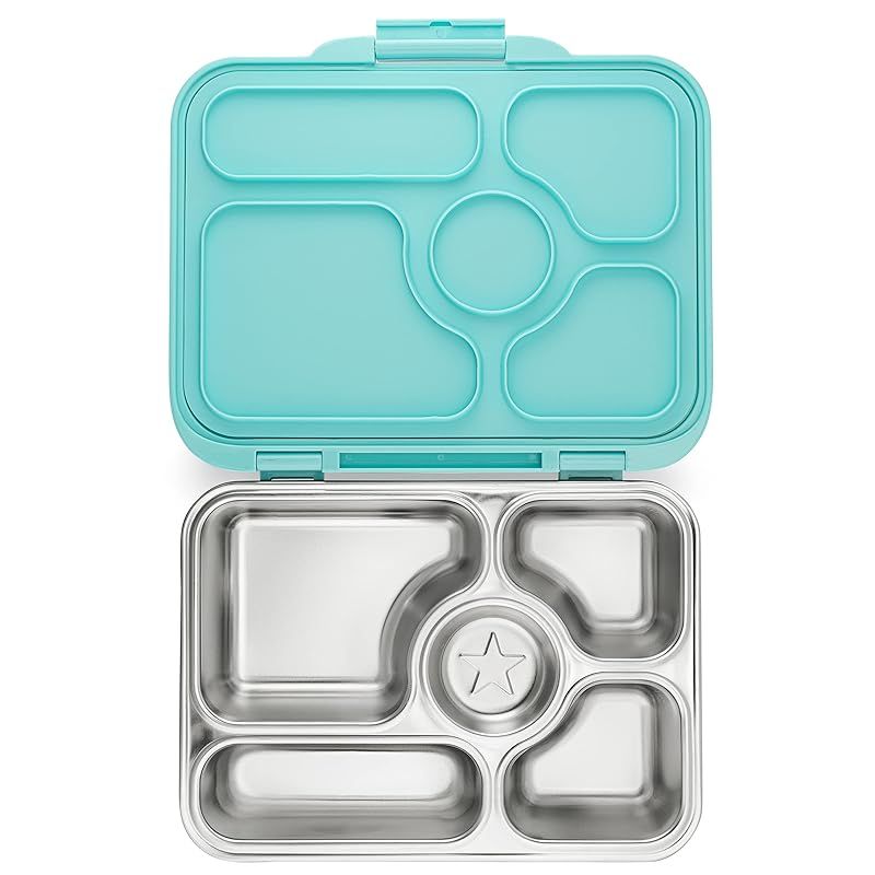 Yumbox Presto Leakproof Stainless Steel Bento Box (Tulum Blue)