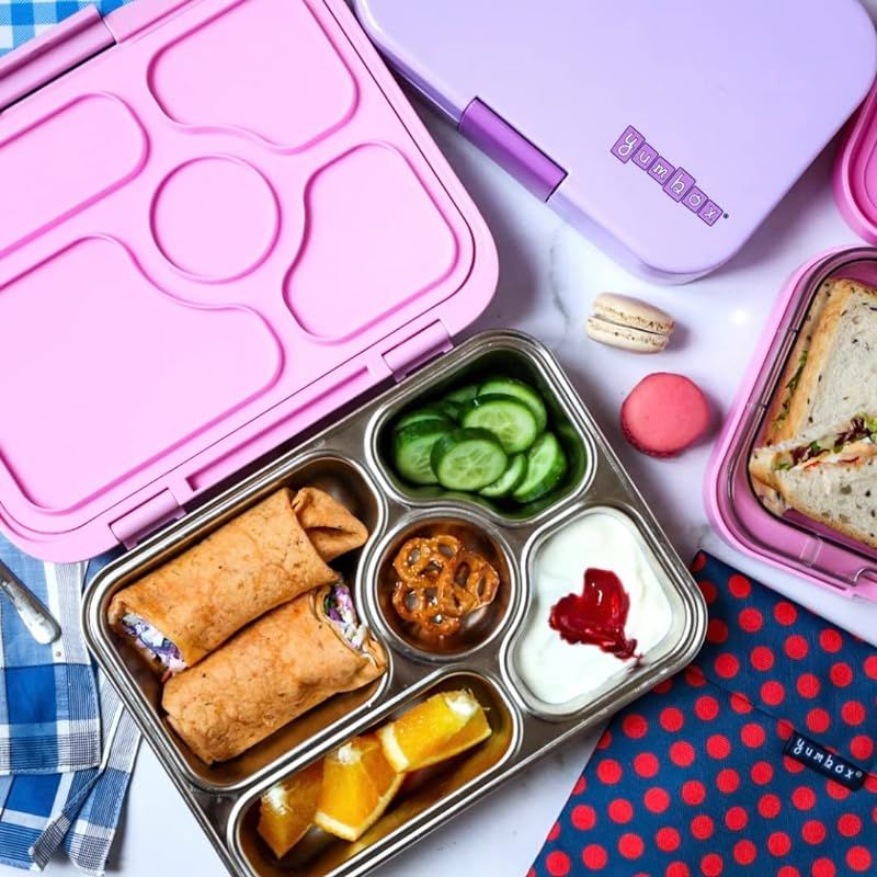 Yumbox Presto Leakproof Stainless Steel Leakproof Bento Box (Rose Pink)