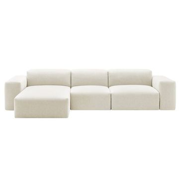 Morris Sectional with Chaise Lounge  - Beige, 240 cm W x 160cm D x 75cm H