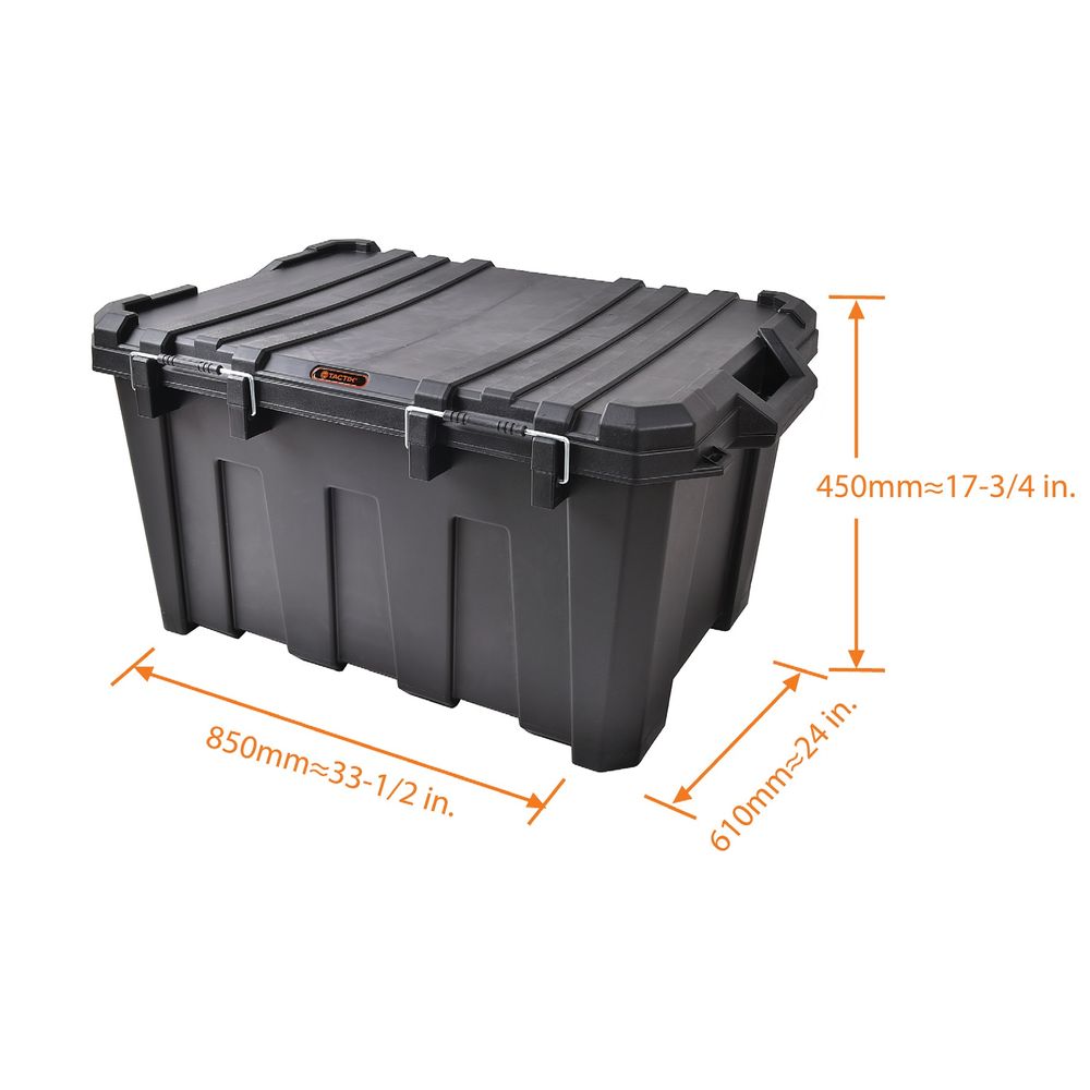 Buy Tactix Heavy Duty Outdoor Storage Box, Black (135 L), TTX-320508 Online